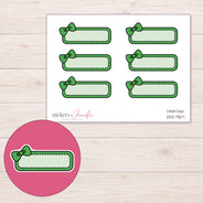 DDZ-9107 planner sticker sheet with enlarged sticker detail