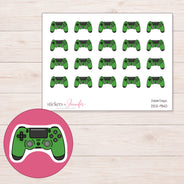 DDZ-9140 planner sticker sheet with enlarged sticker detail