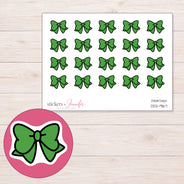 DDZ-9167 planner sticker sheet with enlarged sticker detail