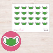 DDZ-9181 planner sticker sheet with enlarged sticker detail