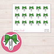 DDZ-9201 planner sticker sheet with enlarged sticker detail