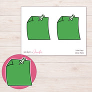 DDZ-9213 planner sticker sheet with enlarged sticker detail