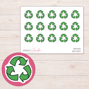 DDZ-9237 planner sticker sheet with enlarged sticker detail