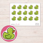 DDZ-9241 planner sticker sheet with enlarged sticker detail
