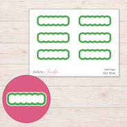 DDZ-9246 planner sticker sheet with enlarged sticker detail