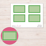 DDZ-9262 planner sticker sheet with enlarged sticker detail