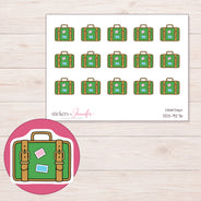 DDZ-9276 planner sticker sheet with enlarged sticker detail