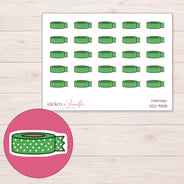 DDZ-9308 planner sticker sheet with enlarged sticker detail