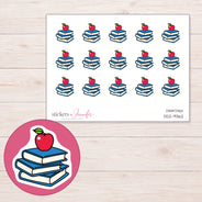 DDZ-9362 planner sticker sheet with enlarged sticker detail