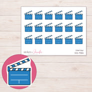 DDZ-9384 planner sticker sheet with enlarged sticker detail