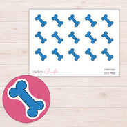 DDZ-9410 planner sticker sheet with enlarged sticker detail