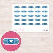 DDZ-9415 planner sticker sheet with enlarged sticker detail