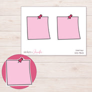 DDZ-9543 planner sticker sheet with enlarged sticker detail