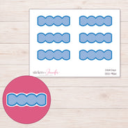 DDZ-9561 planner sticker sheet with enlarged sticker detail