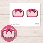 DDZ-9684 planner sticker sheet with enlarged sticker detail
