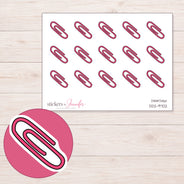 DDZ-9702 planner sticker sheet with enlarged sticker detail