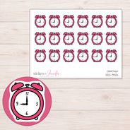 DDZ-9704 planner sticker sheet with enlarged sticker detail