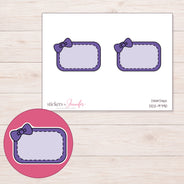 DDZ-9790 planner sticker sheet with enlarged sticker detail