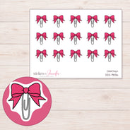 DDZ-9836 planner sticker sheet with enlarged sticker detail