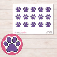 DDZ-9838 planner sticker sheet with enlarged sticker detail