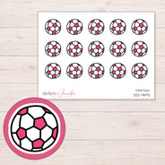 DDZ-9893 planner sticker sheet with enlarged sticker detail