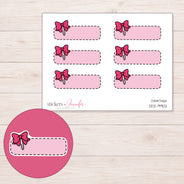 DDZ-9902 planner sticker sheet with enlarged sticker detail