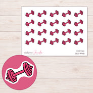 DDZ-9948 planner sticker sheet with enlarged sticker detail