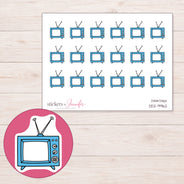 DDZ-9962 planner sticker sheet with enlarged sticker detail