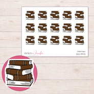 DDZ-9973 planner sticker sheet with enlarged sticker detail