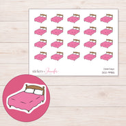DDZ-9985 planner sticker sheet with enlarged sticker detail