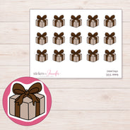 DDZ-9991 planner sticker sheet with enlarged sticker detail