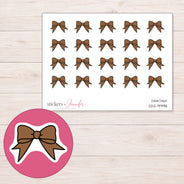 DDZ-9998 planner sticker sheet with enlarged sticker detail