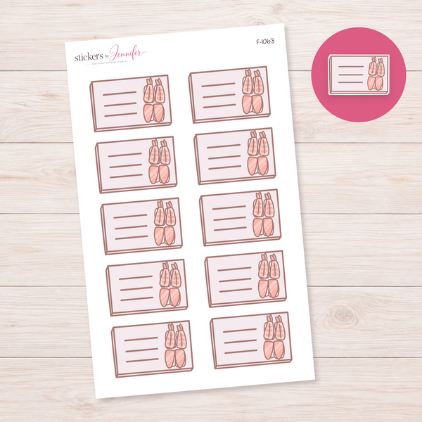 Sushi Lined Box Planner Stickers | F-1063
