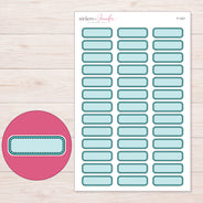 F-1321 planner sticker sheet with enlarged sticker detail
