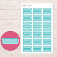 F-1355 planner sticker sheet with enlarged sticker detail