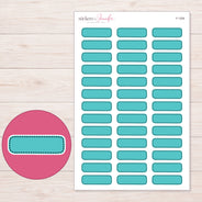 F-1359 planner sticker sheet with enlarged sticker detail