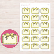 F-1368 planner sticker sheet with enlarged sticker detail
