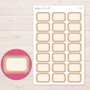 F-1374 planner sticker sheet with enlarged sticker detail