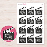 F-1388 planner sticker sheet with enlarged sticker detail