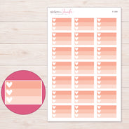 F-1391 planner sticker sheet with enlarged sticker detail