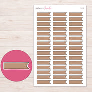 F-1419 planner sticker sheet with enlarged sticker detail