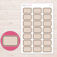 F-1427 planner sticker sheet with enlarged sticker detail