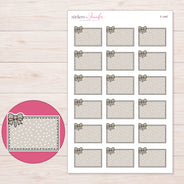 F-1447 planner sticker sheet with enlarged sticker detail