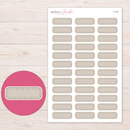 F-1451 planner sticker sheet with enlarged sticker detail