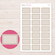 F-1457 planner sticker sheet with enlarged sticker detail