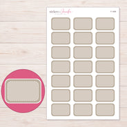 F-1459 planner sticker sheet with enlarged sticker detail