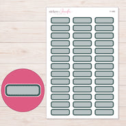 F-1483 planner sticker sheet with enlarged sticker detail