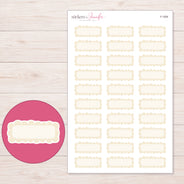 F-1506 planner sticker sheet with enlarged sticker detail