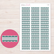 F-1507 planner sticker sheet with enlarged sticker detail
