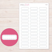 F-1510 planner sticker sheet with enlarged sticker detail